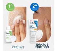 CeraVe Kit Viaggio, Crema Idratante Viso SPF 30 + Detergente Idratante