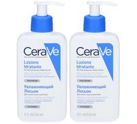 CeraVe Lozione Idratante Corpo Pelle da Secca a Molto Secca 236 ml 2x2