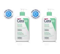 CeraVe Schiuma Detergente Viso Pelle Grassa Seboregolatrice 473 ml 2x4