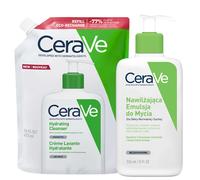 Cerave Set: Emulsione Idratante Detergente 236ml + Ricarica Emulsione Detergente 473ml