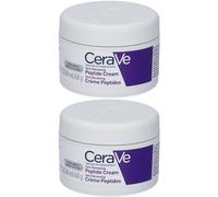 CeraVe Skin Renewing Crema Viso Peptidi, Con Complesso di Peptidi, 3 C