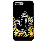 Cerbero con fiamme Teschi Mitici Inferno Guardia Inferno Cani Custodia per iPhone 7 Plus/8 Plus
