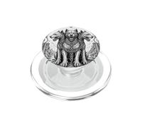 Cerberus Sacro Guardiano Tre Teste Segugio Line Art PopSockets PopGrip per MagSafe
