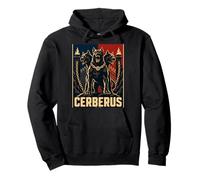 Cerberus Trinferno a Tre Teste Guardiano Dell'Ade Felpa con Cappuccio