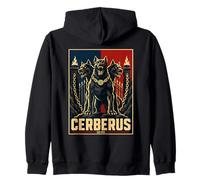 Cerberus Trinferno a Tre Teste Guardiano Dell'Ade Felpa con Cappuccio