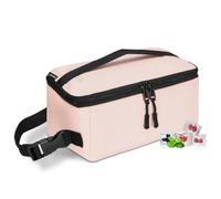 Cerbonny Piccola borsa per computer portatile, mini frigo con contenitore termico per il pranzo, per lavoro, scuola, viaggi, rosa