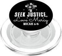 Cerca Giustizia, Ama Misericordia - Micah 6:8 PopSockets PopGrip per MagSafe