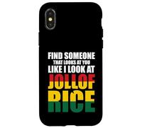 Cerca Qualcuno Che Ti Guarda Come Io Guardo Il Jollof Rice Custodia per iPhone X/XS