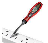 Cercafase Senza Contatto - Sensibilità Regolabile 30-1000V/11-450V, Con Cicalino Sonoro E Luminoso, Cacciavite Testatore 2-in-1 Senza Contatto Con Display Digitale, Per Casa, Auto, Elettricisti