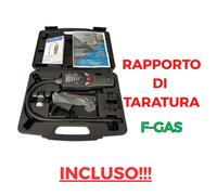 Cercafughe elettronico gas AZOIDRO e REFRIGERANTE rapporto di taratura incluso