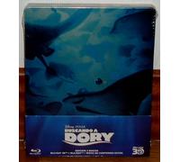 Cercando Dory (Finding Dory) Steelbook Blu-Ray 3D+2 Blu-Ray Nuovo Disney A-B-C