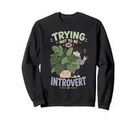 Cercando Non Essere Introverso Design Divertente Felpa