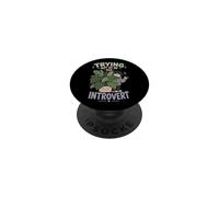 Cercando Non Essere Introverso Design Divertente PopSockets PopGrip Adesivo