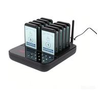 Cercapersone For Ristorante Wireless - Cicalino For Ordini Wireless A Lungo Raggio Da 1640FT | Cercapersone 10/16/20/30 Con Tastiera Touch Impermeabile - Vibrazione, Flash E Cicalino(10PAGERS)