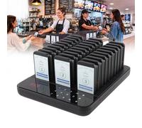 Cercapersone For Ristorante Wireless - Cicalino For Ordini Wireless A Lungo Raggio Da 1640FT | Cercapersone 10/16/20/30 Con Tastiera Touch Impermeabile - Vibrazione, Flash E Cicalino(30PAGERS)
