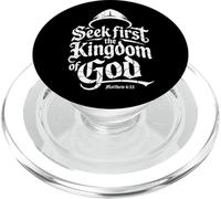 Cercare prima il regno Dio Matteo 6 33 Vintage Christian PopSockets PopGrip per MagSafe