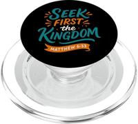 Cercare prima il regno Matteo 6 33 - Vintage Christian PopSockets PopGrip per MagSafe