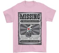 Cercasi Telecomando Divertente TV Perso Sbagliato Maglietta Uomo 100% Cotone