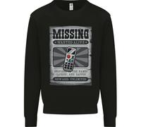 Cercasi Telecomando Divertente TV Perso Uomo Felpa Maglione