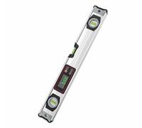 Cercatore angolare magnetico professionale, inclinometro digitale con allarme acustico, forte base magnetica con scanalatura a V, precisione ±0,1°, per lavorazione dei metalli e costruzioni, 50 cm