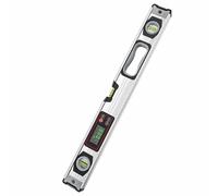 Cercatore angolare magnetico professionale, inclinometro digitale con allarme acustico, forte base magnetica con scanalatura a V, precisione ±0,1°, per lavorazione dei metalli e costruzioni, 60 cm