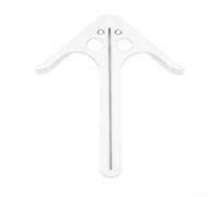 Cercatore centrale in plastica ABS per barre rotonde 91mm (più grande) | Trova il centro esatto su barre rotonde, tubi e cilindri istantaneamente, garantisce una foratura precisa ogni volta
