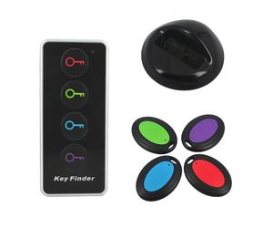 Cercatore chiave localizzatore: tracker wireless per oggetti smarriti, suono da 85 dB | Ricerca telefono con etichetta remota, chiave di portata da 131 piedi, portafoglio, localizzatore di pas