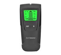 Cercatore di montanti, Rilevatore di metalli e legno 3 in 1, posizione precisa con schermo LCD, scanner for pareti divisorie for il rilevamento(Noir)