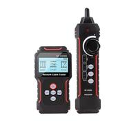 Cercatore di stalloni, Tester di misura LAN for tracciamento cavi di rete Strumenti di rete Display LCD Misura lunghezza Tester di mappatura cavi Tracker cavi