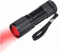 Cercatore di vene a luce rossa Comodo cercatore di vene, display palmare for vasi sanguigni, torcia for vene a LED in lega di alluminio 9 pezzi, adatto for studenti di medicina interni alla ricerca di