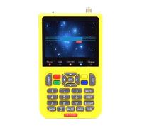 Cercatore Satellitare LCD Da 3,5 Pollici HD DVB-S/S2 Cercatore Satellitare Digitale HD H.264 MPEG-4 DVB S S2 Misuratore Satellitare Completo 1080P FTA Satfinder Facile Da Usare(Yellow)