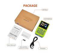 Cercatore satellitare, V8 Finder 2 Satellite Signal Finder DVB-S/S2/S2X Digitale 1080P HD H.264 Supporto CCM, VCM, ACM, recettore TV via satellite(Only v8 finder 2)