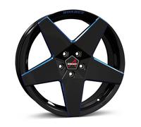 Cerchi Borbet A 8x17 ET45 5x112 SWBLAU per Seat Alhambra Altea Ateca Leon Toledo