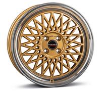 Borbet B Gold Rim Polished 7x17 ET 30 4/100 cerchio in alluminio Oro