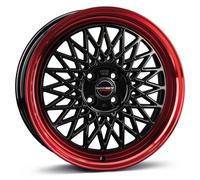 Cerchi Borbet B 7.0x17 ET30 4x100 SWRRED per Suzuki Baleno Ignis Swift