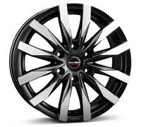 Cerchi Borbet CW6 7.5x18 ET35 6x1397 SWMP per Isuzu D-Max