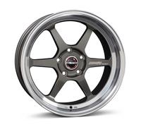 Cerchi Borbet DB8GT 8.5x18 ET35 5x112 GRAPP per Audi A3 A4 A5 A6 Q2 Q3 S3 S4 S5
