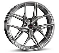Cerchi Borbet QX 8.0x19 ET44 5x112 SWSIL per VW Beetle Caddy e-Golf Eos Golf ID.