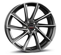 Cerchi Borbet VTX 8.0x18 ET48 5x112 GRAPP per VW Beetle Caddy Cross e-Golf Golf
