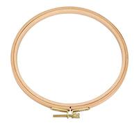 Cerchi da ricamo Cerchio in legno a punto croce Telaio ad anello per ricamo Needle Arts Strumento fai da te e punto croce(diameter 18CM)