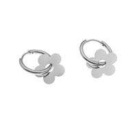 Cerchi floreali adatti ai bambini Bellissimi orecchini a fiore gioielli personalizzati orecchini a perno orecchini pendenti pendenti fiore orecchino ad anello per bambini, Misura unica, come descritto