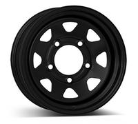 Cerchi in ferro KFZ ALCAR STEEL 16" 7J 5x120 ET 35 65 NERO
