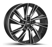 Cerchi In Lega Aez Havanna Dark 8x20 5x112 Et27 Nero Esterno E Bordo Lucido