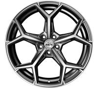 CERCHIO IN LEGA ANTERA A101 PER RANGE ROVER EVOQUE 9.5X22 5X108 MOON GREY DIAMO