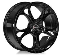 Avus Cerchio in lega AC-520 9x19 5x110 ET45 65.1 Nero per Alfa Romeo Giulia X9Y