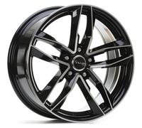 Cerchi in lega AVUS AF16 21" 10J 5x112 ET 20 66.6 BLACK POLISHED