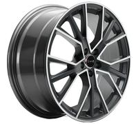 Cerchi in lega AVUS AF18 18" 8J 5x112 ET 28 66.6 MATT ANTHRACITE POLISHED