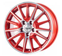 Cerchi in lega Cms C23 6.0x15 Diamond Red Gloss
