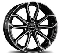 Cerchi in lega GMP FURIOSA 21" 11.5J 5x130 ET 60 71.6 BLACK DIAMOND