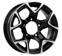 Cerchio in lega GMP SJ15 15X5,5 ET5 5x139,7 Black Diamond